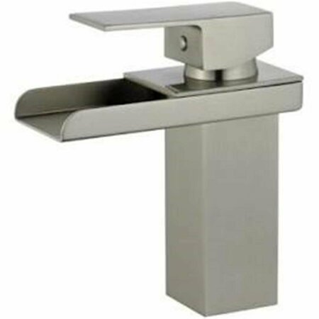 COMFORTCORRECT 2 x 4.1 x 6 in. Pampalona Single Handle Bathroom Vanity Faucet Brushed Nickel CO2799582
